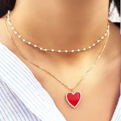 The Lovery Fine Jewelry Coral Diamond Halo Heart Charm In Orange