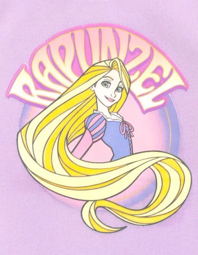 Disney Faux Fur Pullover Sweatshirt In Purple