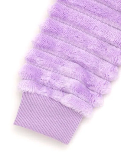 Disney Faux Fur Pullover Sweatshirt In Purple