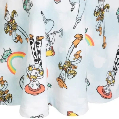 Disney Short Sleeve Skater Dress In Blue