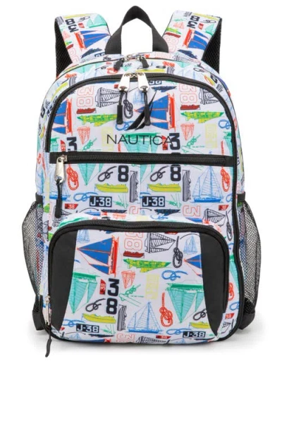 Nautica Sailboats 16 Inch Backpack For Kids And Teens