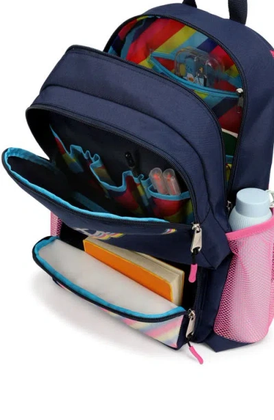 Nautica Retro Rainbow  16 Inch Backpack For Kids And Teens