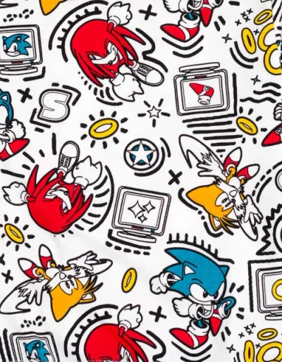 Sega Sonic The Hedgehog French Terry Sweatshirt & Pants Set In Multi