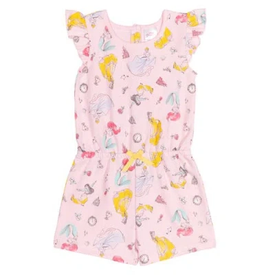 Disney Princess Sleeveless Skater Romper In Pink