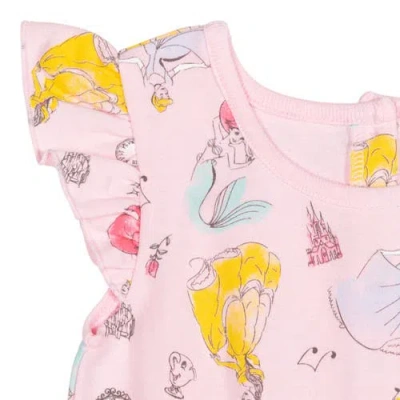 Disney Princess Sleeveless Skater Romper In Pink