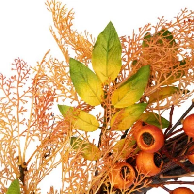 Northlight Berry, Caspia And Leaves Fall Harvest Artificial Wreath In Multi