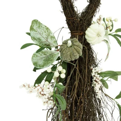 Northlight 24in Twig Teardrop Swag In Brown