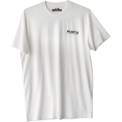 Kavu Klear Above Etch Art T-shirt In White