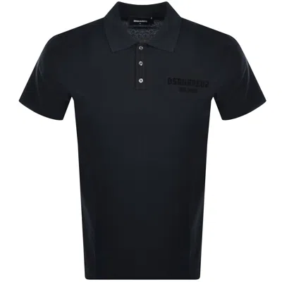 Dsquared2 Polo T Shirt Navy In Blue