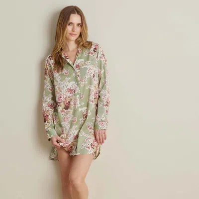 The Company Store Printed Women's Nightshirt In Multi