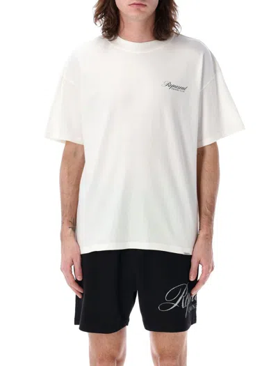Represent Owners Club Script T-shirt In White