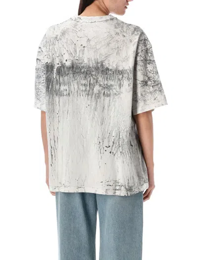 Acne Studios Plaster Print T-shirt In Black