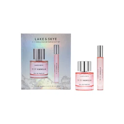 Lake & Skye 11 11 Vanilla Eau De Parfum Gift Set In Pink