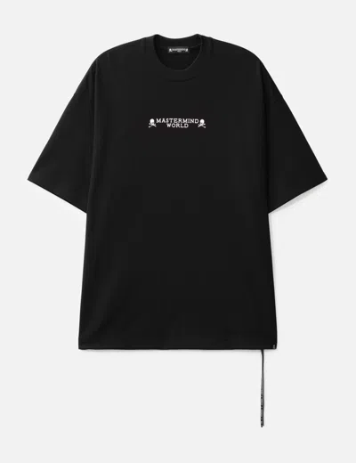 Mastermind Japan Oversized "i Do Not Care" Short Sleeve T-shirt In Black