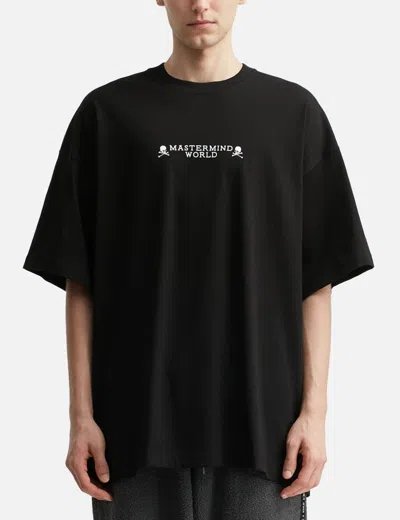 Mastermind Japan Oversized "i Do Not Care" Short Sleeve T-shirt In Black