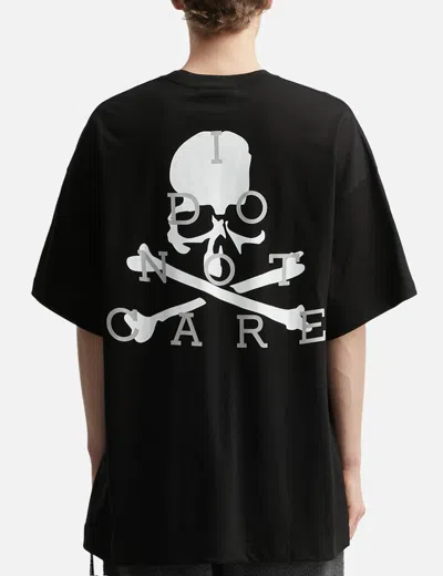Mastermind Japan Oversized "i Do Not Care" Short Sleeve T-shirt In Black