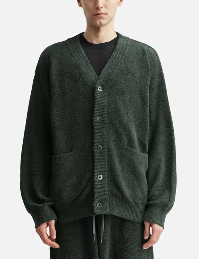 Mastermind Japan Lounge Cardigan In Green