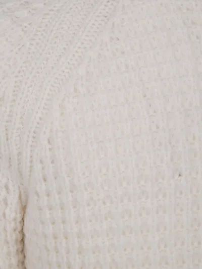 Nuur Military Stitch Long Sleeves Turtle Neck Sweater In Neutral