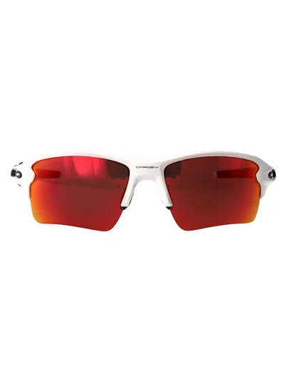 Oakley Bianco Lucido Rubber Sunglasses In Brown