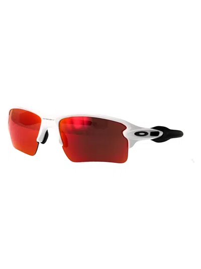 Oakley Bianco Lucido Rubber Sunglasses In Brown