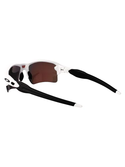 Oakley Bianco Lucido Rubber Sunglasses In Brown
