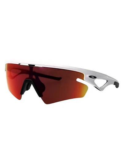 Oakley Bianco Opaco Rubber Sunglasses In Gray
