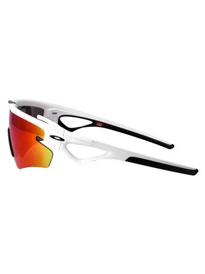 Oakley Bianco Opaco Rubber Sunglasses In Gray