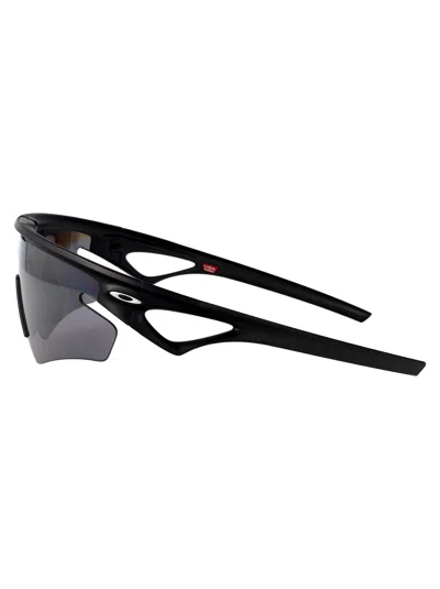 Oakley Nero Opaco Rubber Sunglasses In Gray