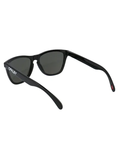 Oakley Polished Black Acetate Sunglasses