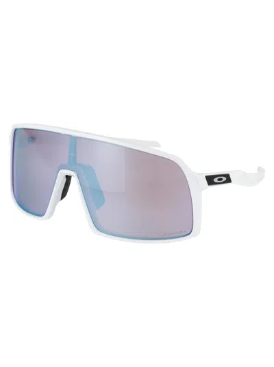Oakley Polished White Acetate Sunglasses