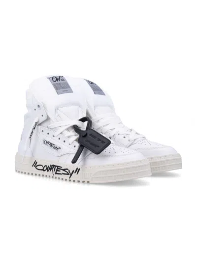Off-white 3.0 Off-court Courtesy High-top Sneakers In White