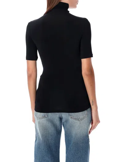 Off-white High Neck Top In Black