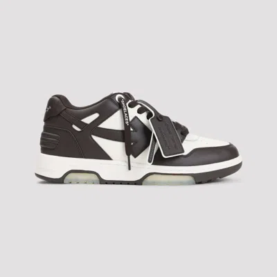 Off-white Out Of Office Leather Sneakers In Brown