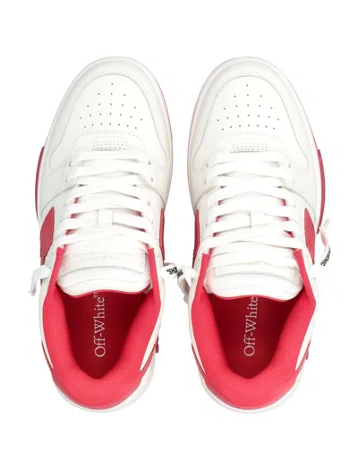 Off-white Out Of Office Women S Calf Leather Sneakers In White