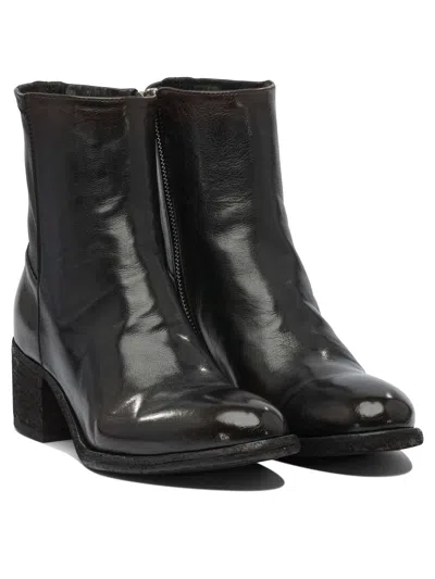 Officine Creative 55mm Zip-detail Leather Boots In Black