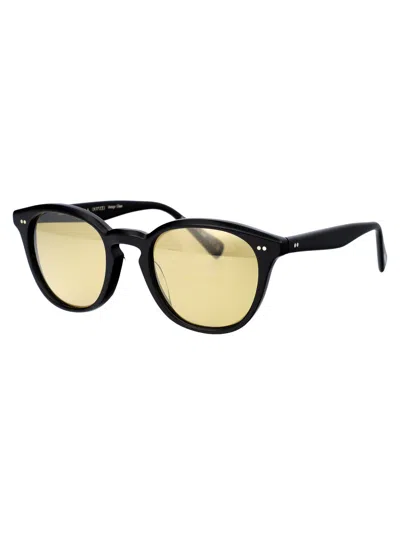 Oliver Peoples 1690 Fumo Merlot Acetate Sunglasses In Yellow