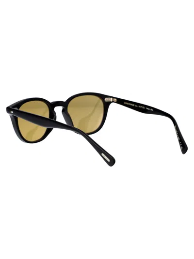 Oliver Peoples 1690 Fumo Merlot Acetate Sunglasses In Yellow