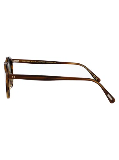 Oliver Peoples 1743p1 Fiore Di Ciliegio Acetate Sunglasses In Brown
