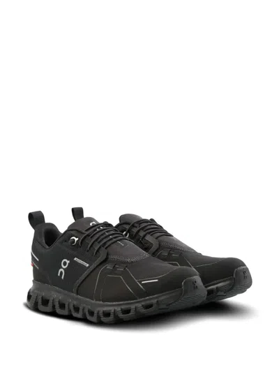 On Running Cloud 5 Womens Performance Waterproof Running Shoes In Black