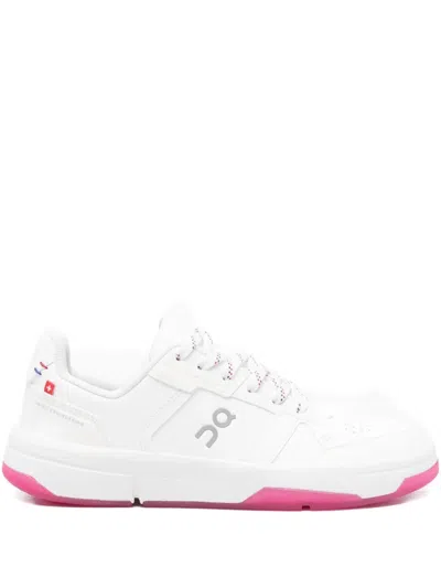 On Running Cloudnova Lace-up Sneakers In White