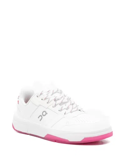 On Running Cloudnova Lace-up Sneakers In White