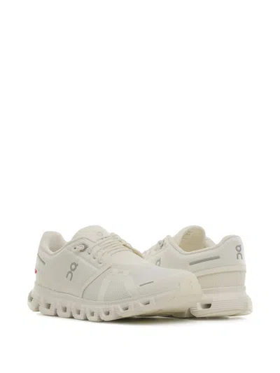 On Running White Mesh Cloud 6 Sneakers In Multi