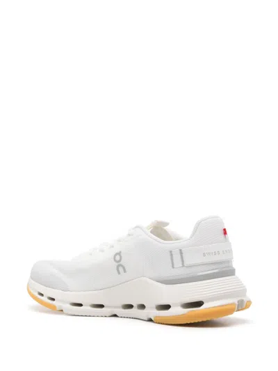 On Running White Fabric Cloudnova Form 2 Sneakers In White