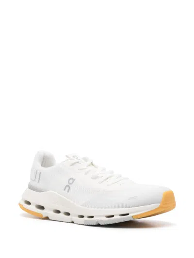 On Running White Fabric Cloudnova Form 2 Sneakers In White