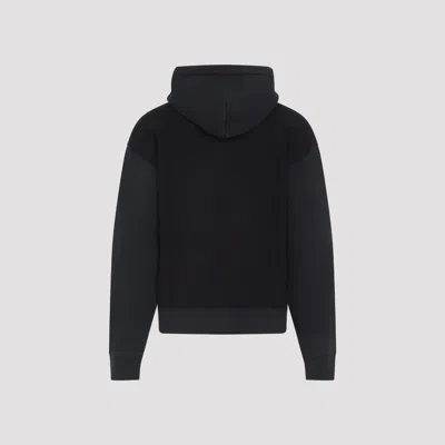 Our Legacy Hooded Knitwear With Drawstring And Ribbed Cuffs In Blue