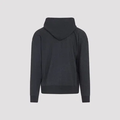 Our Legacy Charcoal Grey Cotton Rascal Hoodie With Front Zipper