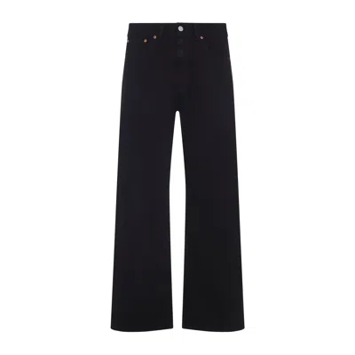 Our Legacy Straight Leg Five-pocket Trousers With Belt Loops In Black