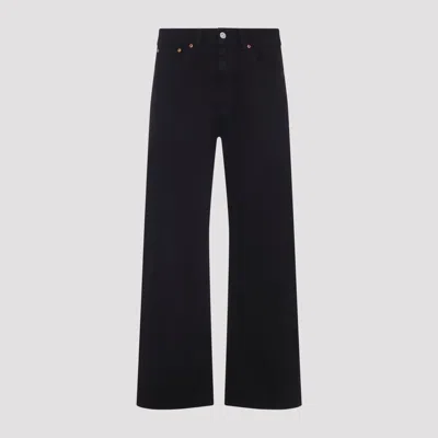 Our Legacy Straight Leg Five-pocket Trousers With Belt Loops In Black