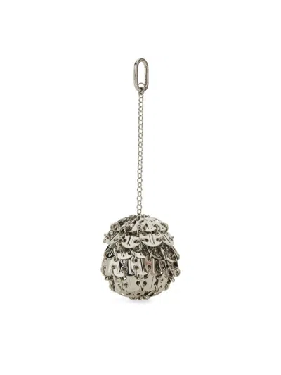 Rabanne Chain Detail Spherical Keyring