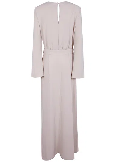 P.a.r.o.s.h Parosh Cady Long Dress In Gray